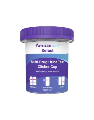 Amazewell 10-plate urine drug test cup instant multi-tablet drug screening kit (AMP, BUP, BZO, COC, MET, MDMA, MOP, MTD, OXY, THC) (25PCS)