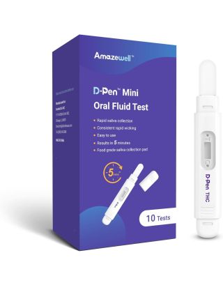 Marijuana Testing kit for Home Saliva Cannabis THC Drug Screen Test (10 Test)