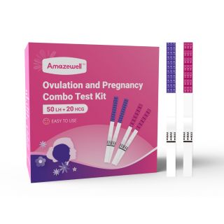 Ovulation and Pregnancy Combo Test Kit (50LH+20HCG)